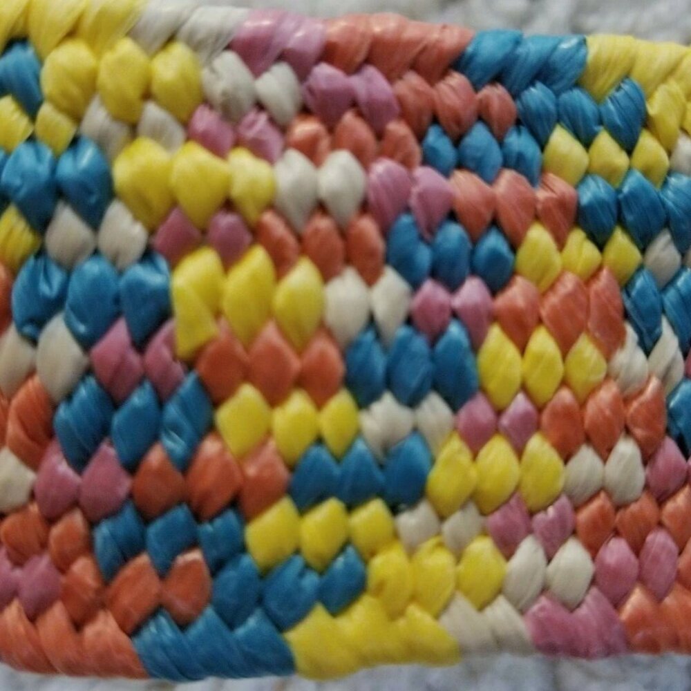Forever 21 multicolor braided stretch belt junior's size S/M